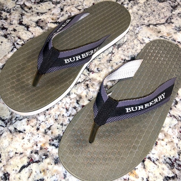 Burberry guys flip flops y2k vintage - Picture 1 of 5